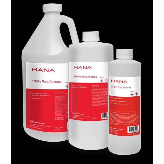 Hana Pure Acetone 100% - Nail Prep & Removal