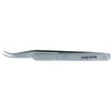 Satin Edge Curved Tip Tweezer