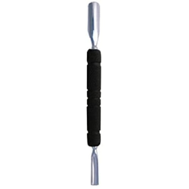 Satin Edge Rubber Grip Double Ended Cuticle Pusher