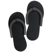 Cargar imagen en el visor de la galería, Star Nail Pedi Slippers DZ(12 pares) - Black (Pqt de 12 