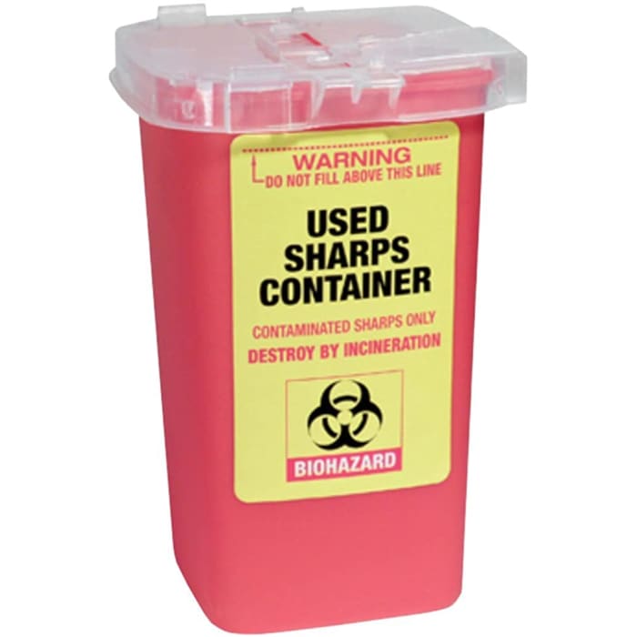 Used Sharps Container 33.81oz - Gentelman Care
