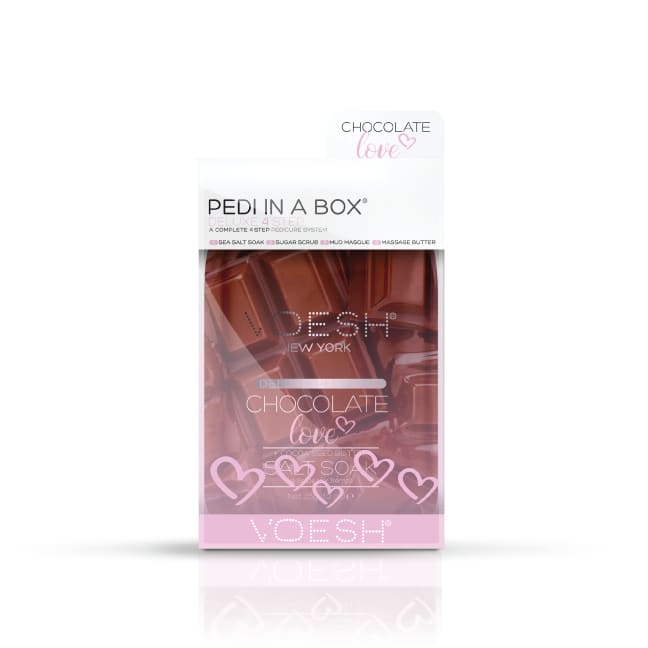 Voesh Deluxe Pedi In A Box 4-Step - Chocolate Love