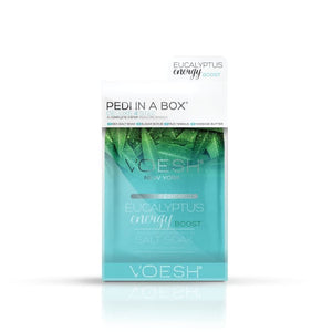 Voesh Deluxe Pedi In A Box 4-Step - Eucalyptus Energy Boost