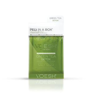 Voesh Deluxe Pedi In A Box 4-Step - Green Tea Detox