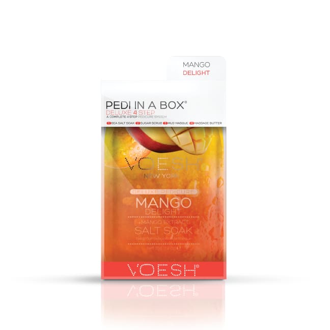 Voesh Deluxe Pedi In A Box 4-Step - Mango Delight