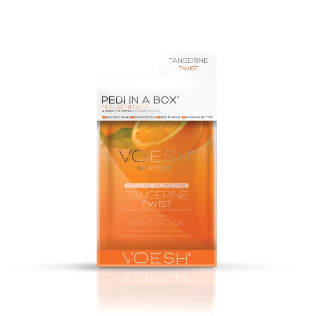 Voesh Deluxe Pedi In A Box 4-Step - Tangerine Twist