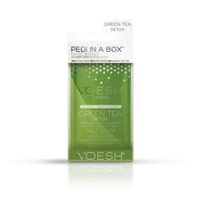 Load image into Gallery viewer, Voesh Pedi In A Box Basic 3-Step - Green Tea Detox - Mani &amp; 