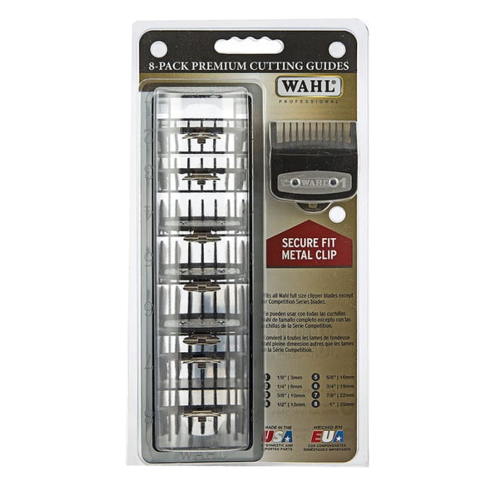 Wahl 8-Pack Premium Cutting Guides - Beauty Equipnent